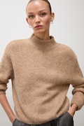 Answear.LAB sweter damski z wełną brązowy
