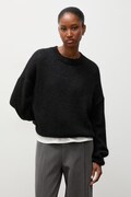 Answear.LAB sweter damski z dodatkiem wełny czarny