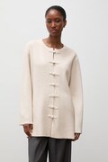 Answear.LAB sweter rozpinany damski z wiskozą beżowy