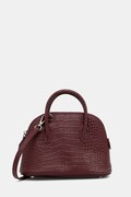 Answear.LAB torebka crossbody damska skórzana bordowa