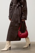 Answear.LAB torebka crossbody damska skórzana czerwona