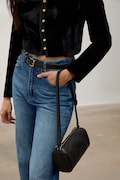 Answear.LAB geantă crossbody pentru femei din piele neagră