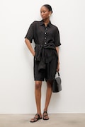 Answear.LAB koszula i szorty damski kolor czarny