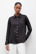 Πουκάμισο Answear.LAB χρώμα: μαύρο