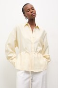 Answear.LAB koszula damska kolor żółty relaxed z kołnierzykiem klasycznym