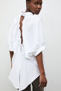 Answear.LAB koszula damska z bawełną biała gładka