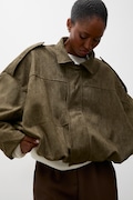 Answear.LAB geaca culoarea verde, de tranzitie