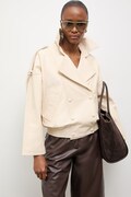 Answear.LAB kurtka damska skórzana CHARLOTTE z kolekcji Unscripted beżowa