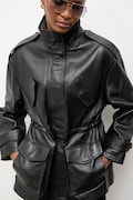 Answear.LAB kurtka damska skórzana z kolekcji Unscripted czarna