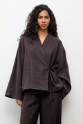Answear.LAB Піджак жіночий з ліоцелем коричневий