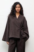Answear.LAB Піджак жіночий з ліоцелем коричневий