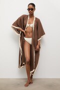 Answear.LAB kimono damskie bawełniane brązowe