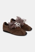 Answear.LAB sneakers boty dámské semišové hnědé