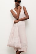 Answear.LAB sukienka plażowa damska różowa