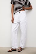 Answear.LAB jeansy mom fit damskie białe