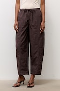 Answear.LAB spodnie damskie brązowe regular waist