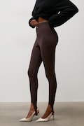 Answear.LAB legginsy damskie brązowe high waist
