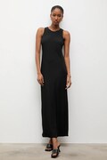 Answear.LAB sukienka kolor czarny maxi dopasowana