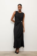 Answear.LAB sukienka czarna gładka