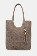 Answear.LAB torba plażowa damska pleciona brązowa