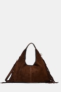 Answear.LAB torebka zamszowa kolor brązowy