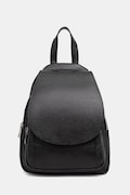 Answear.LAB plecak skórzany damski kolor czarny mały gładki
