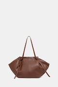 Answear.LAB torebka skórzana kolor brązowy