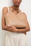 Kožená kabelka Answear.LAB béžová farba