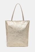 Answear.LAB torebka shopper damska skórzana złota