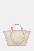 Answear.LAB torebka shopper damska skórzana beżowa