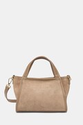 Answear.LAB torebka damska zamszowa beżowa