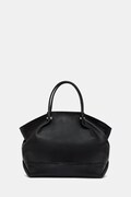 Answear.LAB torebka shopper damska skórzana czarna