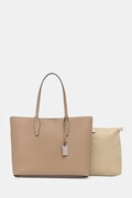 Answear.LAB torebka shopper damska skórzana beżowa