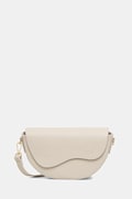 Answear.LAB torebka crossbody damska skórzana beżowa
