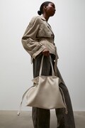 Answear.LAB geantă shopper pentru femei. din piele bej
