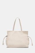 Answear.LAB torebka shopper damska skórzana beżowa