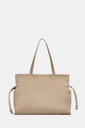 Answear.LAB torebka shopper damska skórzana beżowa