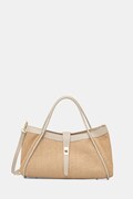 Answear.LAB torebka shopper damska pleciona beżowa