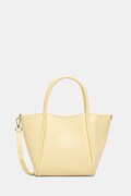 Answear.LAB torebka shopper damska skórzana żółta