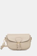 Answear.LAB torebka crossbody damska skórzana beżowa