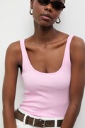 Answear.LAB top damski z bawełną różowy