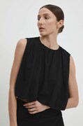 Answear Lab bluza femei, culoarea negru, neted