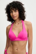 Plavková podprsenka Answear.LAB ružová farba, vystužený košík