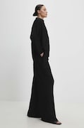 Штани Answear.LAB жіночі колір чорний широке висока посадка