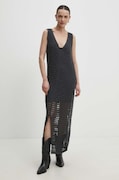 Answear Lab rochie culoarea gri, maxi, dreaptă