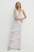 Answear Lab rochie culoarea alb, maxi, evazată
