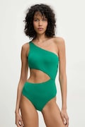 Jednodielne plavky Answear.LAB zelená farba, jemne vystužený košík
