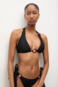 Купальний бюстгальтер Answear.LAB колір чорний злегка ущільнена чашечка