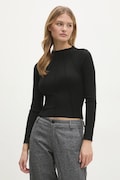 Majica z dolgimi rokavi Answear.LAB ženska, črna barva