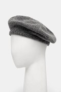 Answear.LAB beret wełniany kolor szary wełniany